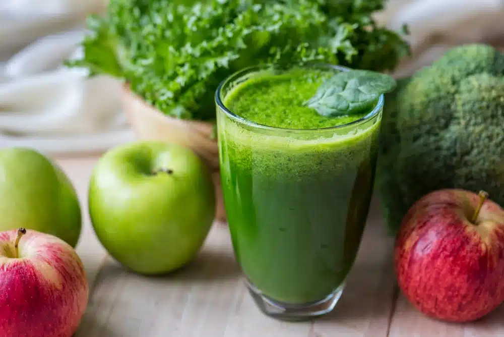Protein shake recept med grönsaker och frukt